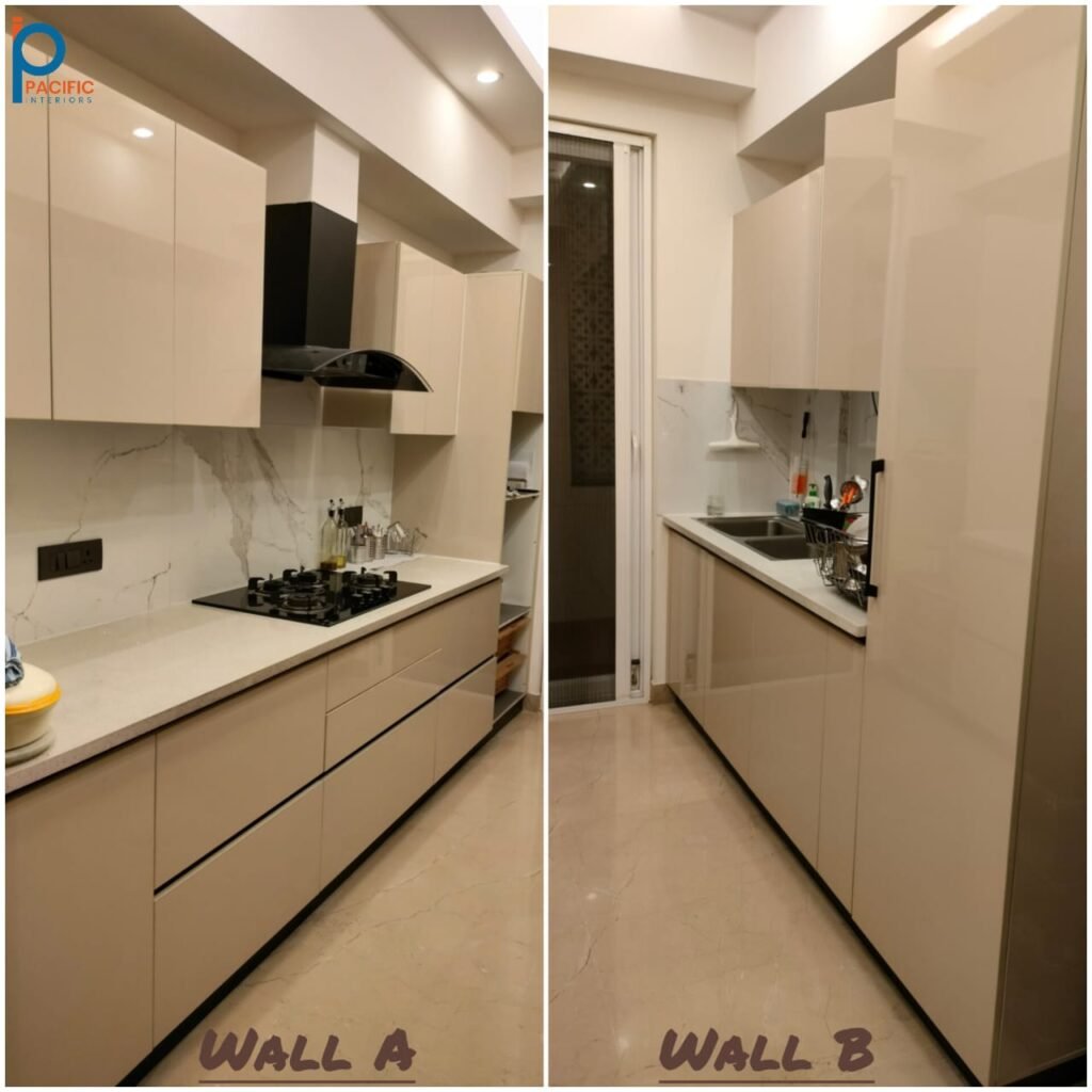 Parallel Modular Kitchen Design in Gurugram – Premium Glossy Finish Ideas (2026)